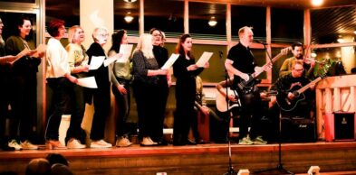 Lehrerband und Lehrerchor bei der Open Stage 2024