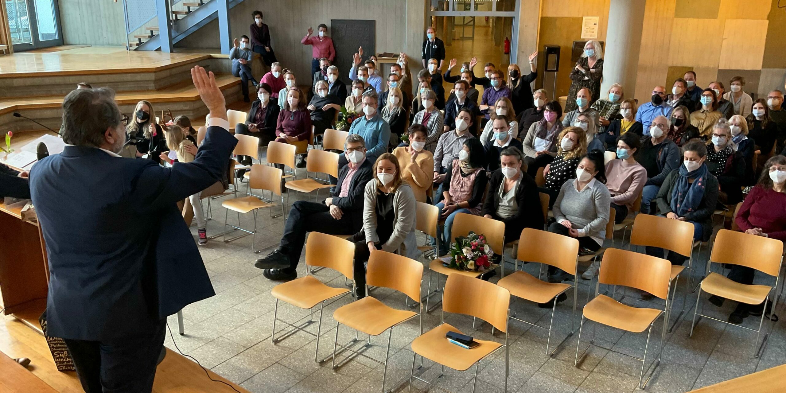 Moment des Abschied Nehmens